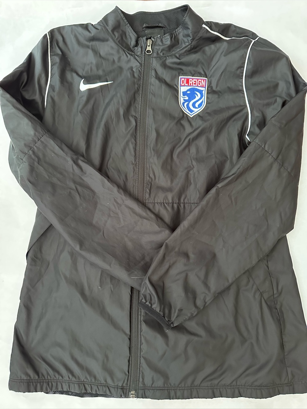 Nike Women's Repel Park 20 Rain Jacket OL Seattle Reign FC Woman's Medium